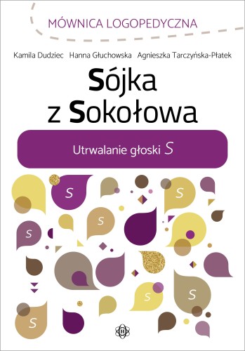 Okładka zeszytu logopedycznego Sójka z Sokołowa HARMONIA z ćwiczeniami utrwalającymi głoskę S