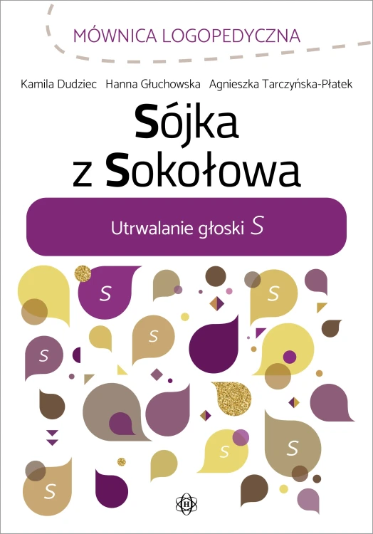 Okładka zeszytu logopedycznego Sójka z Sokołowa HARMONIA z ćwiczeniami utrwalającymi głoskę S