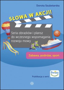 Plansze do wspomagania rozwoju mowy "Słowa w akcji" od HARMONIA z obrazkami i mapami