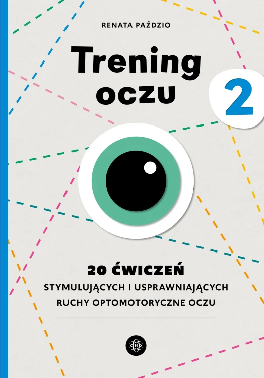 Trening oczu 2 Harmonia podręczniki – okładka książki z ćwiczeniami percepcji wzrokowej