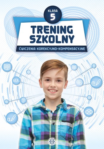 Okładka książki Trening szkolny Klasa 5 autorstwa Harmonia podręczniki, 64 strony, format 293x205x1 mm