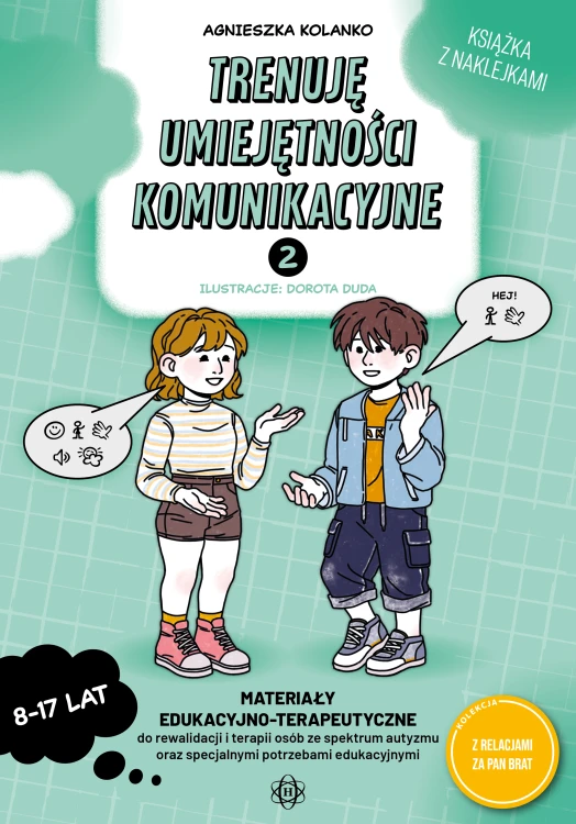 Publikacja edukacyjno-terapeutyczna Trenuję umiejętności komunikacyjne 2 dla dzieci i młodzieży 8–17 lat od Harmonia podręczniki