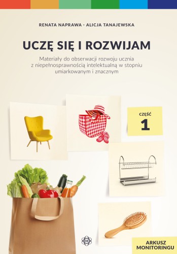 Okładka publikacji Uczę się i rozwijam. Arkusz monitoringu część 1 z Harmonia podręczniki, format 293x205x1 mm
