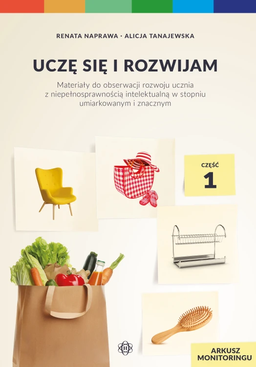 Okładka publikacji Uczę się i rozwijam. Arkusz monitoringu część 1 z Harmonia podręczniki, format 293x205x1 mm