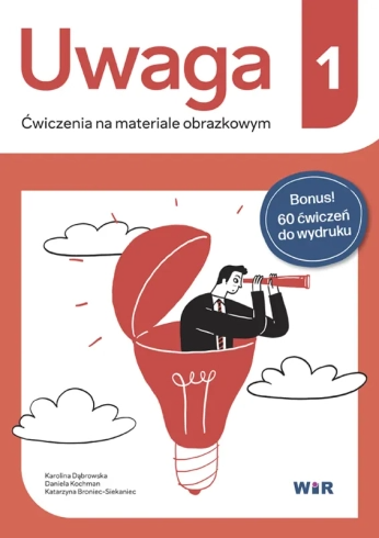 Zestaw 60 kart ćwiczeń uwagi wzrokowej Wir (T) z ilustracjami i zadaniami do terapii funkcji poznawczych