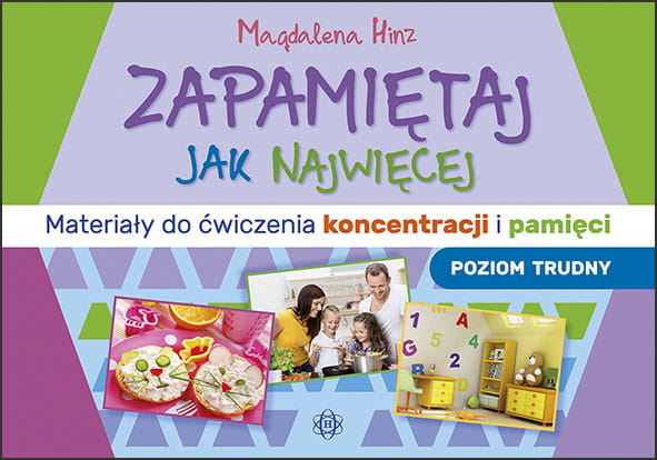 Publikacja Zapamiętaj jak najwięcej Poziom trudny HARMONIA z ćwiczeniami pamięci i koncentracji