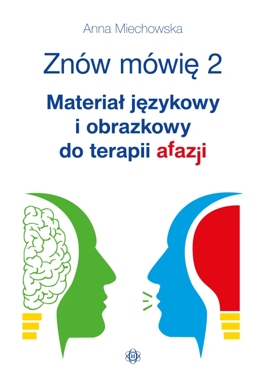 Okładka książki Znów mówię 2 – materiał językowy i obrazkowy do terapii afazji wydawnictwa HARMONIA