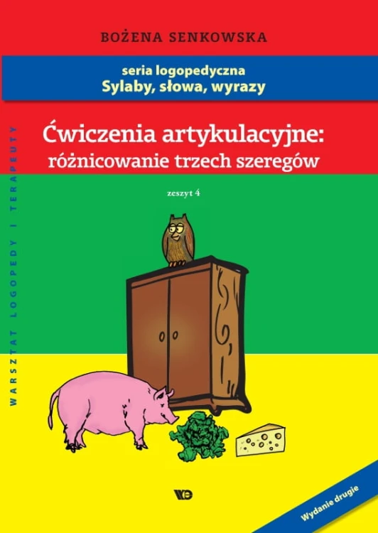 Ćwiczenia artykulacyjne 4 Wydawnictwo Edukacyjne, zeszyt do różnicowania głosek trzech szeregów
