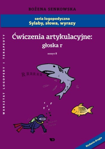 Ćwiczenia artykulacyjne głoska R zeszyt 8 Wydawnictwo Edukacyjne w miękkiej okładce