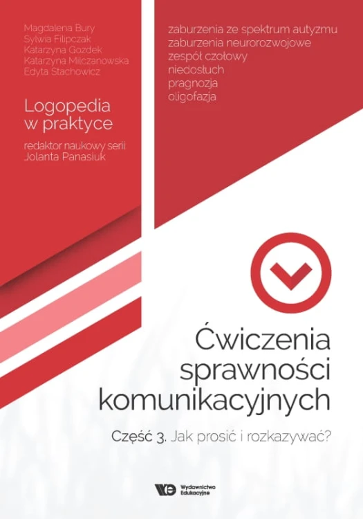 Ćwiczenia sprawności komunikacyjnych 3 Wydawnictwa Edukacyjnego – okładka książki o proszeniu i wydawaniu poleceń