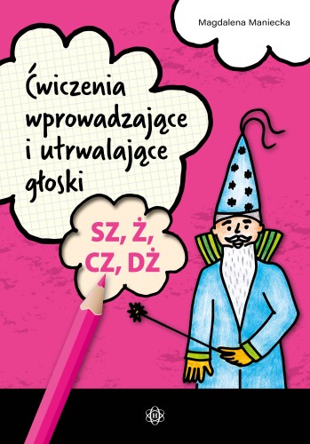 Okładka książki ćwiczeń logopedycznych HARMONIA na głoski SZ, Ż, CZ, DŻ dla dzieci przedszkolnych