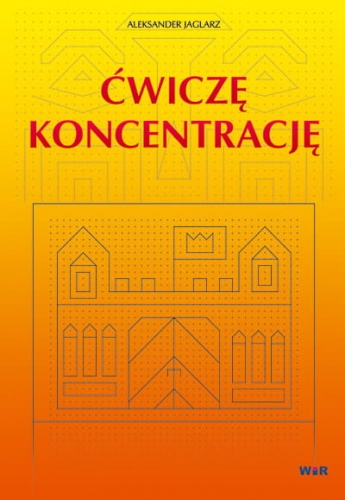 Ilustracja okładki zestawu ćwiczeń Ćwiczę koncentrację dla dzieci 8–14 lat wydawnictwa WIR