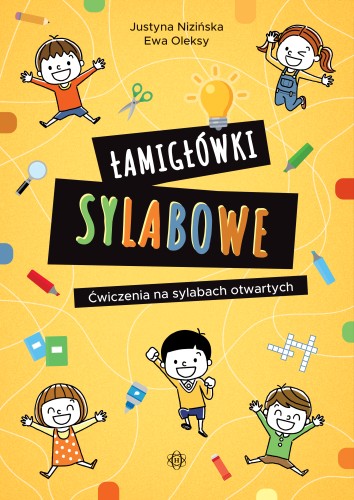 Okładka książki Łamigłówki sylabowe 57 stron od Harmonia podręczniki z ćwiczeniami na sylabach otwartych