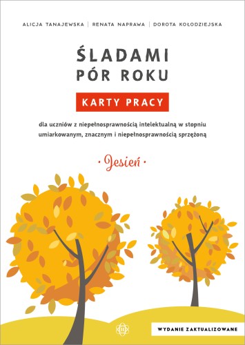 Okładka kart pracy Śladami pór roku Jesień od Harmonia podręczniki, format 305x215 mm