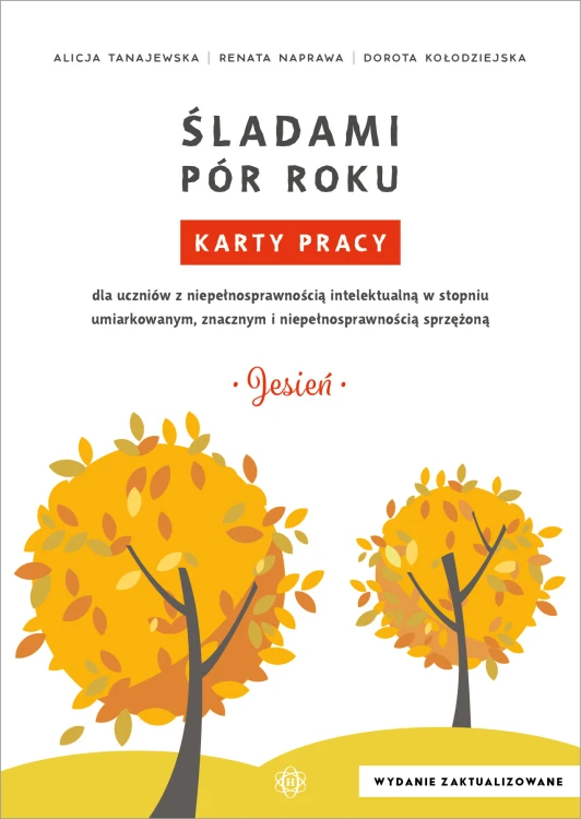 Okładka kart pracy Śladami pór roku Jesień od Harmonia podręczniki, format 305x215 mm