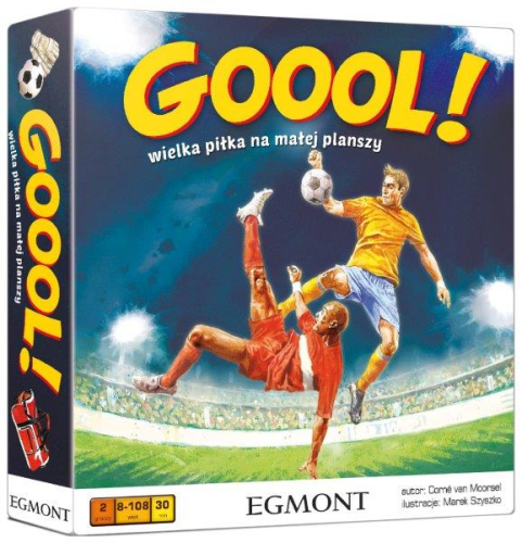Goool! piłkarska gra planszowa Egmont PAP z motywem meczu piłkarskiego