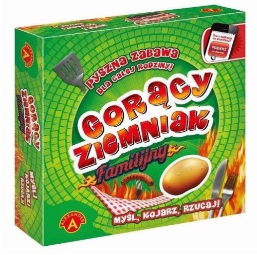Gorący Ziemniak Familijny ALEXANDER GRY, gra towarzyska na refleks i szybkie skojarzenia