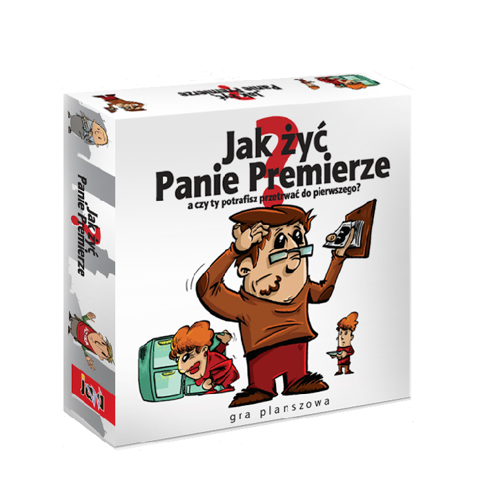 Strategiczna gra planszowa Jak żyć, Panie Premierze? marki JAWA GRY w formacie 250x250 mm