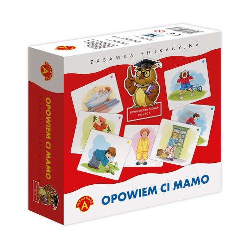 Ilustracje do gry Opowiem Ci Mamo ALEXANDER GRY, obrazki łączące się w opowieści dla dzieci