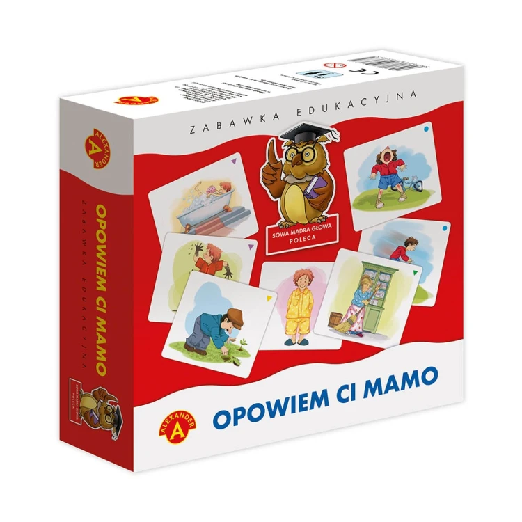 Ilustracje do gry Opowiem Ci Mamo ALEXANDER GRY, obrazki łączące się w opowieści dla dzieci