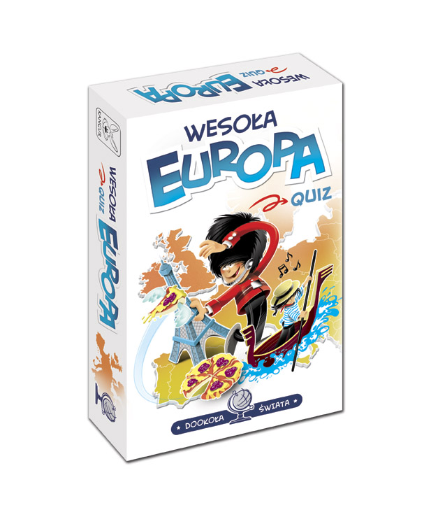 Quiz geograficzny Dookoła świata. Wesoła Europa KANGUR dla dzieci 9+