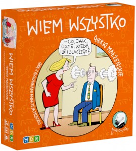 Gierki Małżeńskie Wiem wszystko MDR art pap – quizowa gra planszowa dla dorosłych