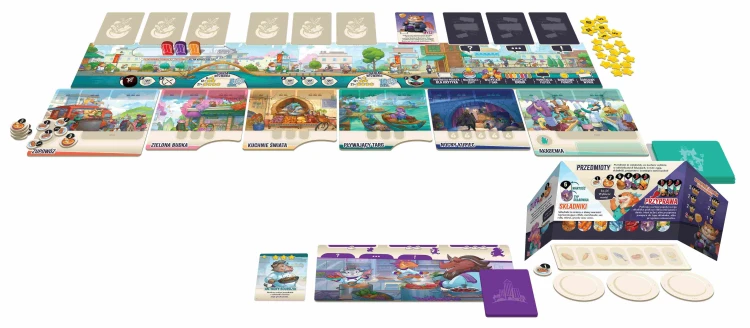 Zwierzęce Rewolucje - plansza i karty do gry strategicznej Lucky Duck Games
