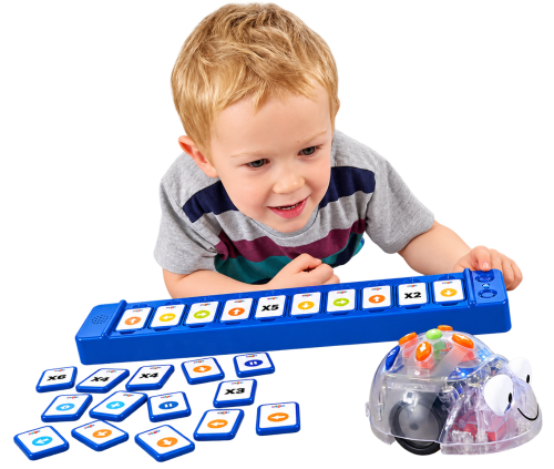 Programator TacTile Reader do robota Blue-Bot TTS w widoku z góry