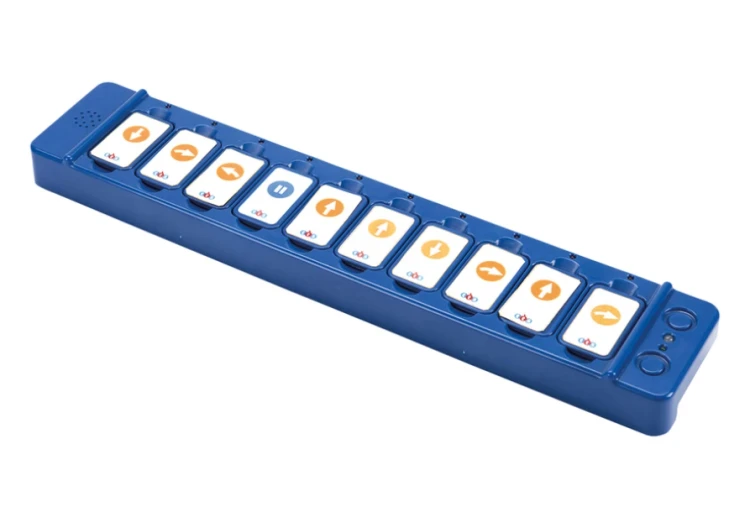 Widok ekranu z oprogramowaniem i podłączeniem programatora TacTile Reader
