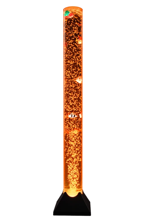 Tuba bąbelkowa sensoryczna LED 120 cm marki TTS z efektami świetlnymi i pływającymi rybkami