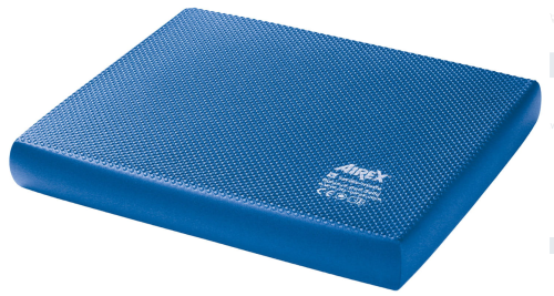 Twarda poduszka równoważna Balance-pad Solid marki AIREX w kolorze Royal Blue, widok z góry
