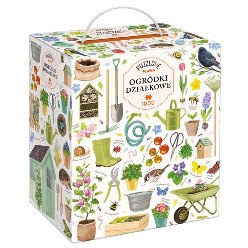 Puzzle Puzzlove Ogródki działkowe 1000 elementów Bright Junior Media - widok opakowania