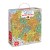 Puzzle edukacyjne Mapa Polski 300 elementów Bright Junior Media - widok pudełka i elementów