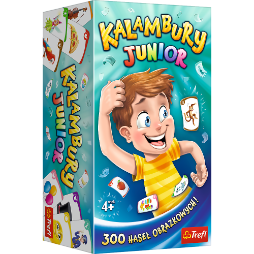 Kalambury Junior – gra rodzinna Trefl PAP z kartami do pokazywania haseł