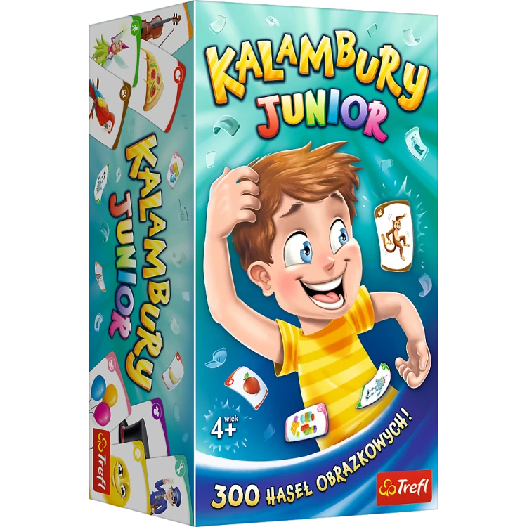 Kalambury Junior – gra rodzinna Trefl PAP z kartami do pokazywania haseł