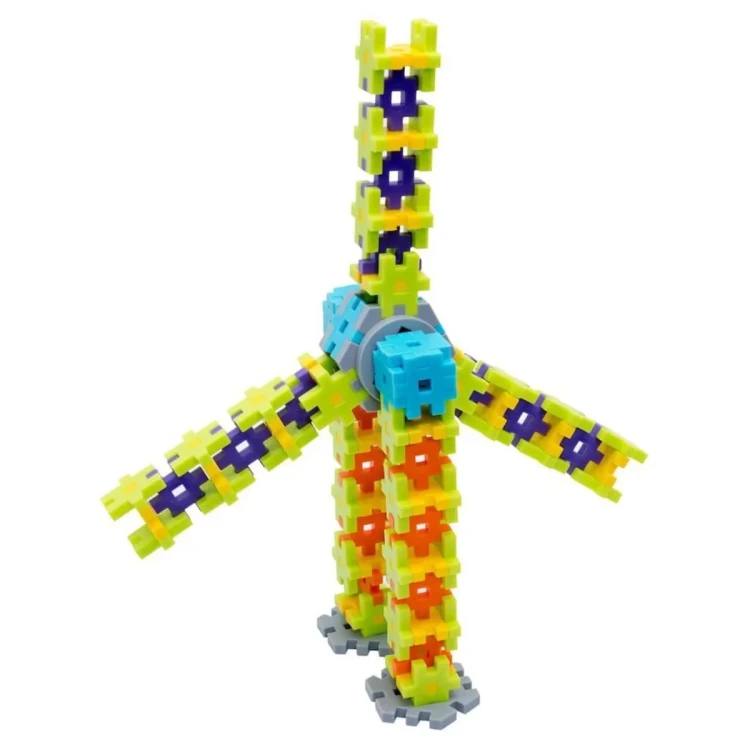 Klocki konstrukcyjne Basic Constructor Travel Box MELI - elementy w trakcie łączenia