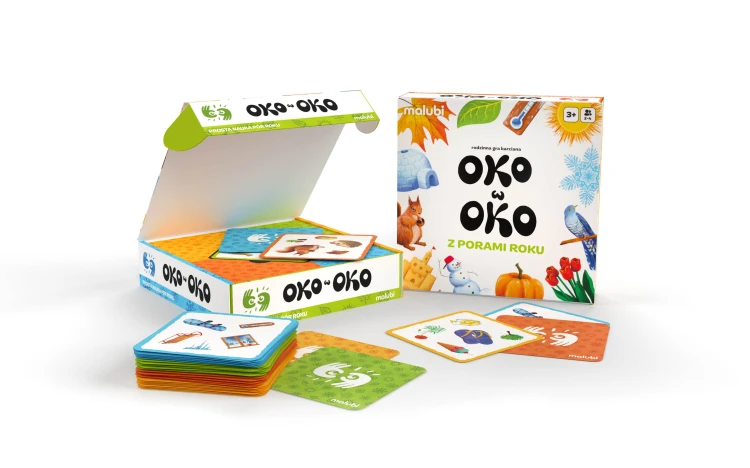 Oko w Oko z Porami Roku Malubi, gra edukacyjna o sezonowych zjawiskach