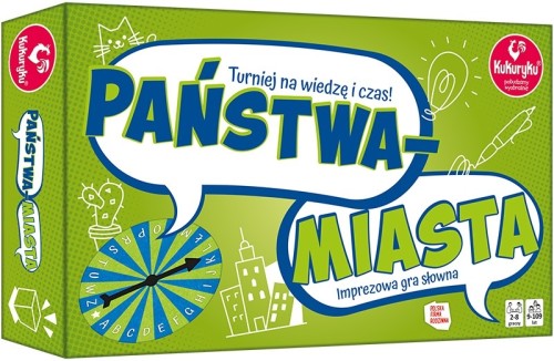 Państwa-Miasta gra słowna KUKURYKU w nowoczesnym wydaniu