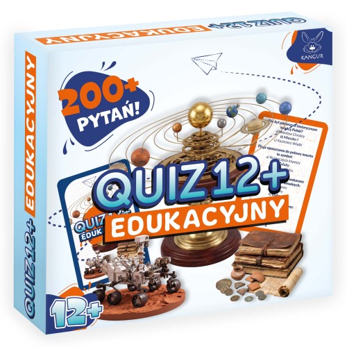 Zawartość gry Quiz Edukacyjny 12+ z pytaniami z różnych dziedzin