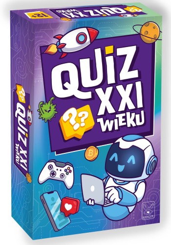 Zestaw kart i instrukcja do gry Quiz XXI wieku KANGUR