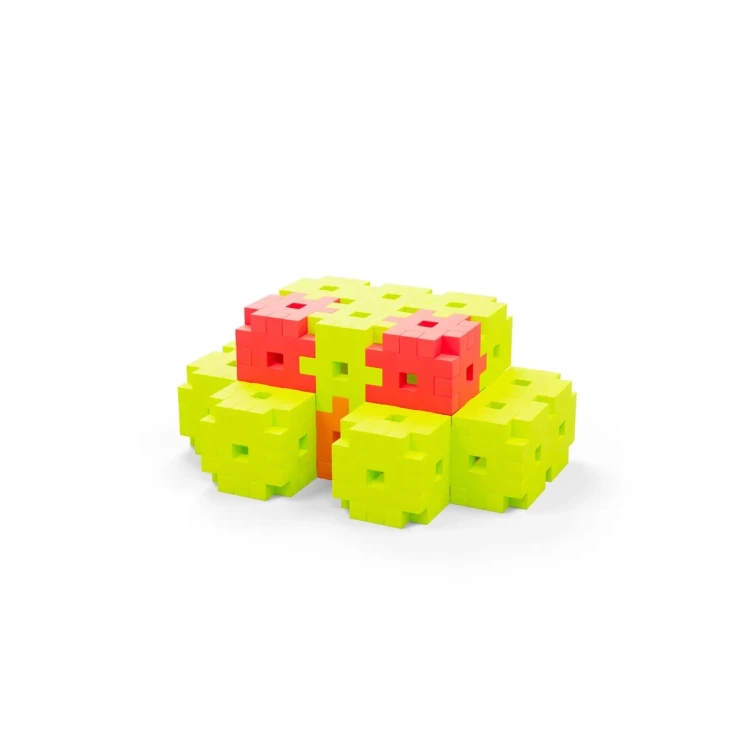 Elementy zestawu Meli Basic Neon Travel Box gotowe do łączenia bez użycia łączników