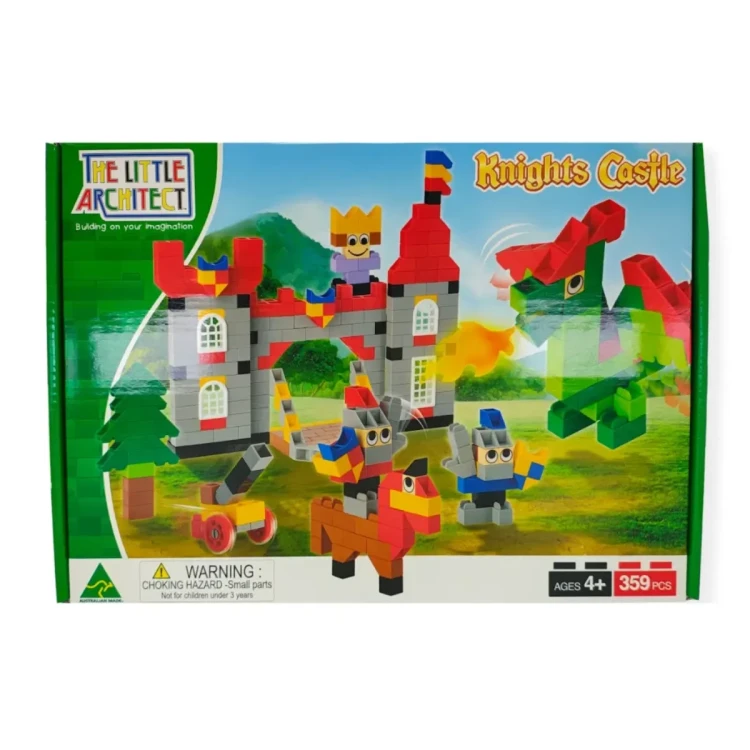 Smok do zbudowania z klocków LITTLE ARCHITECT, jeden z ośmiu modeli zestawu