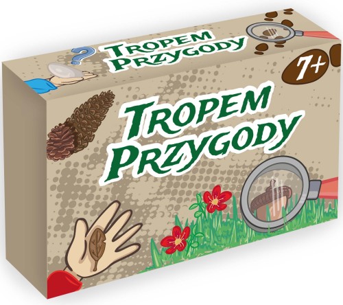 Zestaw kart Tropem Przyrody Mini 46x72 mm z różnorodnymi zadaniami