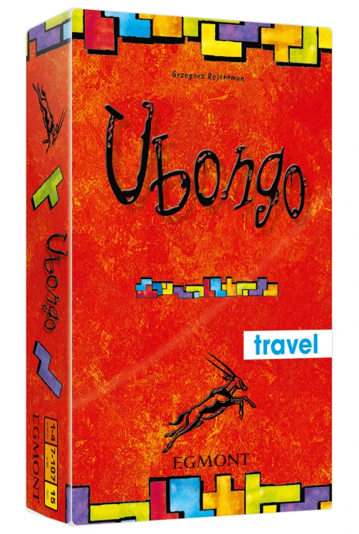 Gra logiczna Ubongo Travel Egmont PAP – podróżna układanka z 64 zadaniami dla dzieci od 7 lat