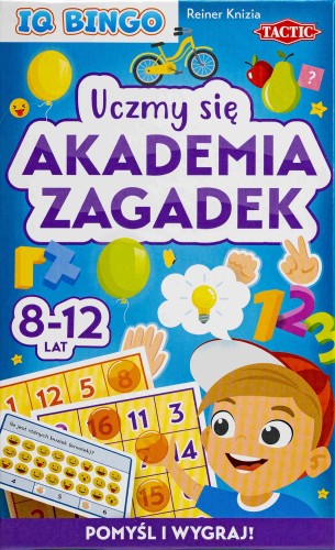 Gra IQ Bingo Tactic Games z planszami bingo i elementami do wspólnej rozgrywki