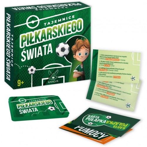 Gra edukacyjna Tajemnice Piłkarskiego Świata KANGUR - quiz piłkarski dla dzieci 9+