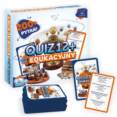 Gra edukacyjna Quiz Edukacyjny 12+ KANGUR, widok pudełka