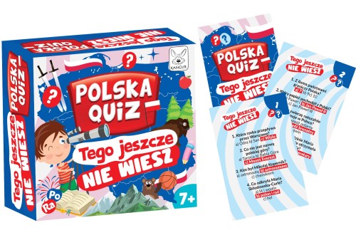 Polska Quiz gra edukacyjna KANGUR z 144 pytaniami o Polsce