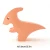 Dinozaur Half Toys złożony z kolorowych części i białych elementów kości