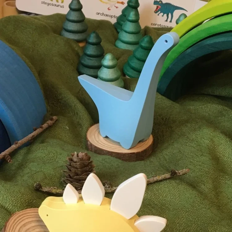 Prehistoryczne figurki Half Toys do składania i kreatywnej zabawy dzieci
